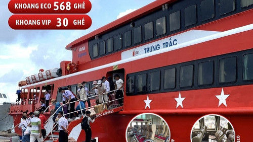 Chính Thức: Lịch Tàu Trưng Trắc Phan Thiết - Phú Quý Tết 2026