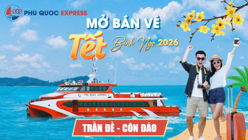Mở Bán Vé Tàu Trưng Nhị Trần Đề - Côn Đảo Tết 2026